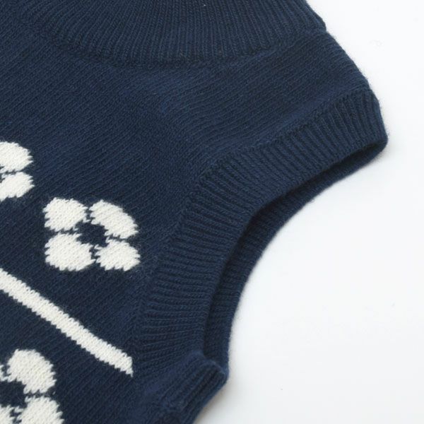 オーガニックコットン&ウールキッズFlowersベスト