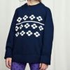オーガニックコットン&ウールキッズFlowersセーター