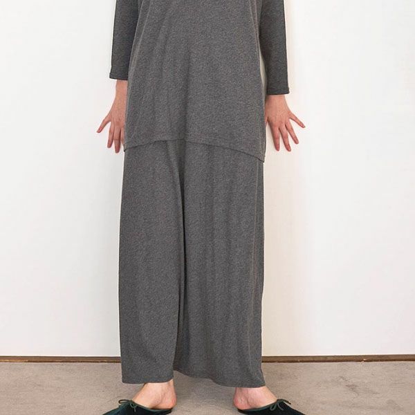 オーガニックコットン ファインニットロングスカート