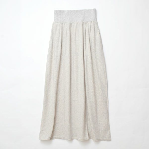 オーガニックコットン ファインニットロングスカート