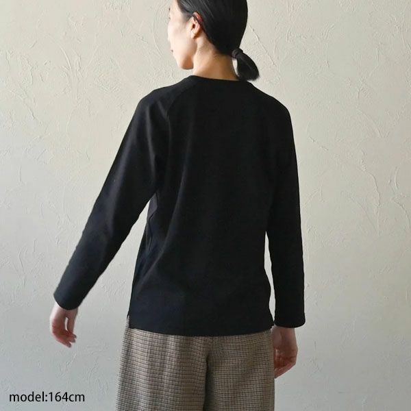 オーガニックコットン ロングスリーブトップ