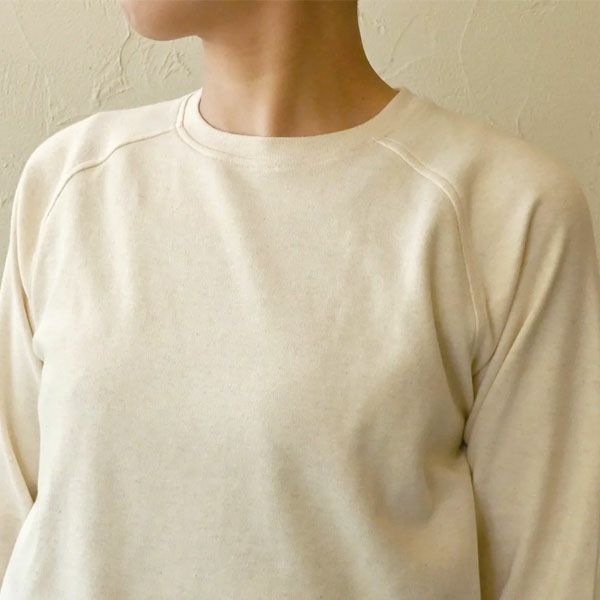 オーガニックコットン ロングスリーブトップ
