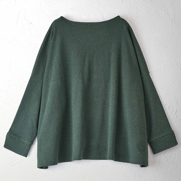 オーガニックコットン フロントスリットトップ
