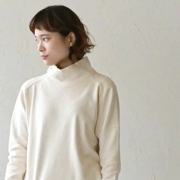 オーガニックコットン オフネックキリカエトップ