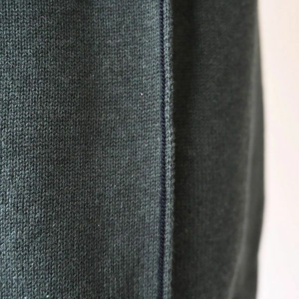 オーガニックコットン ユニセックスレイヤードニットトップ