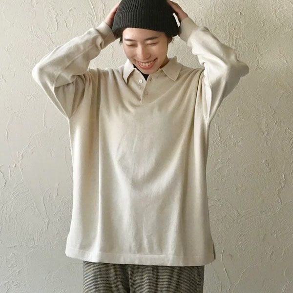 オーガニックコットン ユニセックスコンフォートトップニット