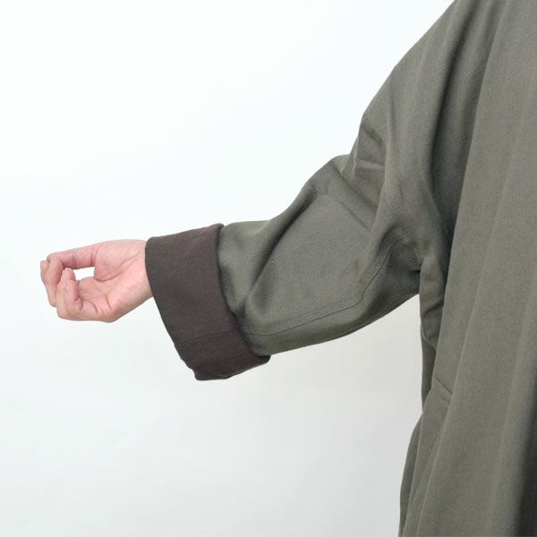 オーガニックコットン ツイルボックスコート