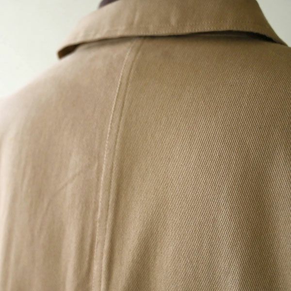 オーガニックコットン ツイルボックスコート