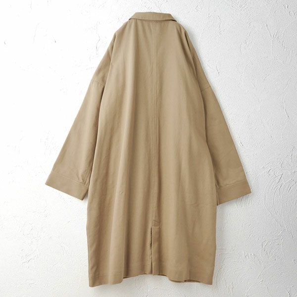 オーガニックコットン ツイルボックスコート