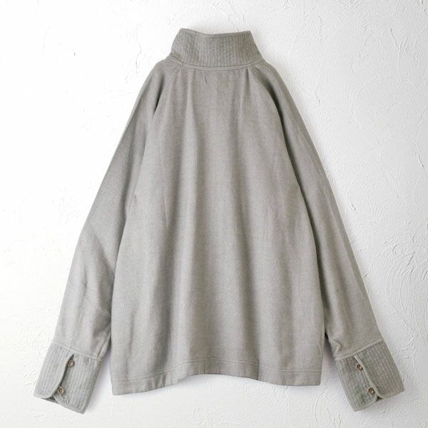 オーガニックコットン フランネルステッチプルオーバー