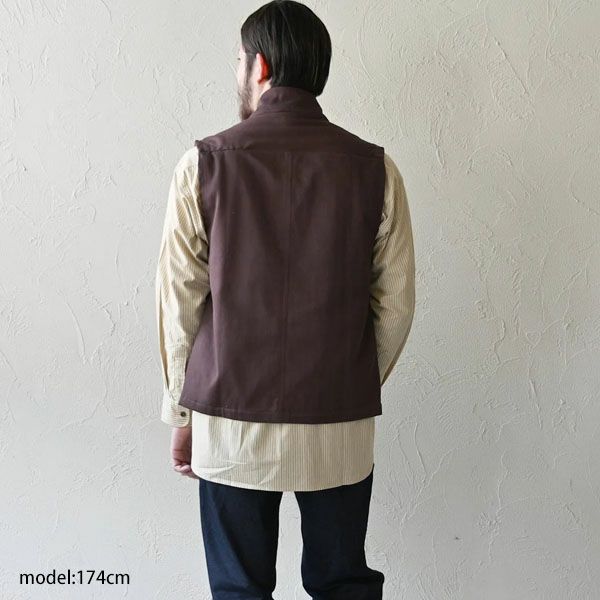 オーガニックコットン ハイネックベスト