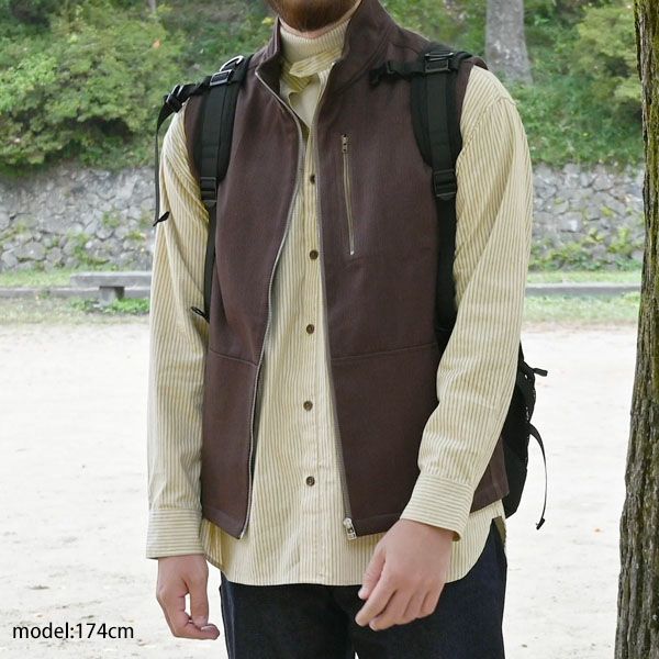 オーガニックコットン ハイネックベスト