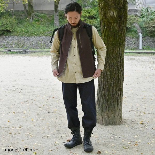 オーガニックコットン ハイネックベスト