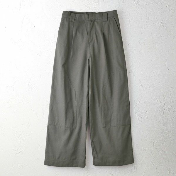 オーガニックコットン ツイルニーパッチパンツ