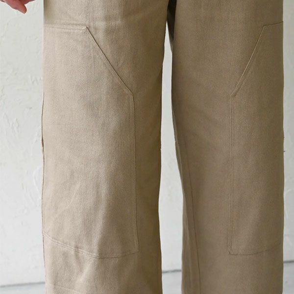 オーガニックコットン ツイルニーパッチパンツ