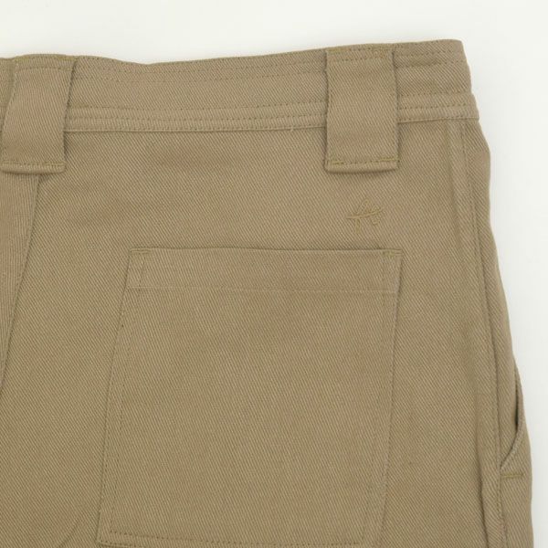 オーガニックコットン ツイルニーパッチパンツ