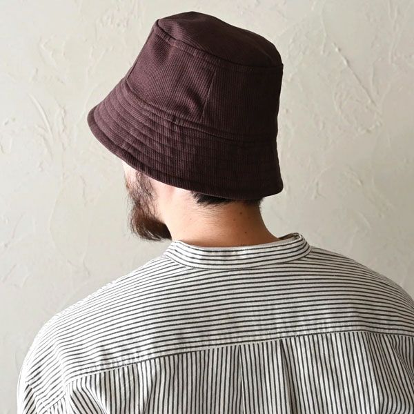 オーガニックコットン ユニセックスドビーリバーシブルハット