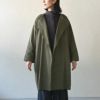 オーガニックコットン ツイルノーカラーコート