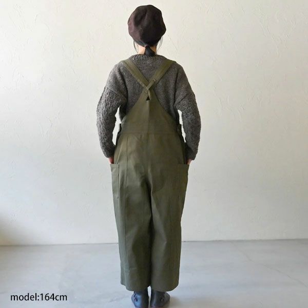 オーガニックコットン ツイルバザールサロペット