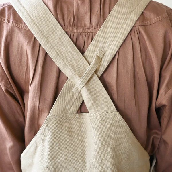 オーガニックコットン ツイルバザールサロペット