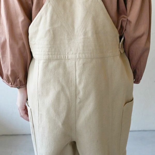 オーガニックコットン ツイルバザールサロペット