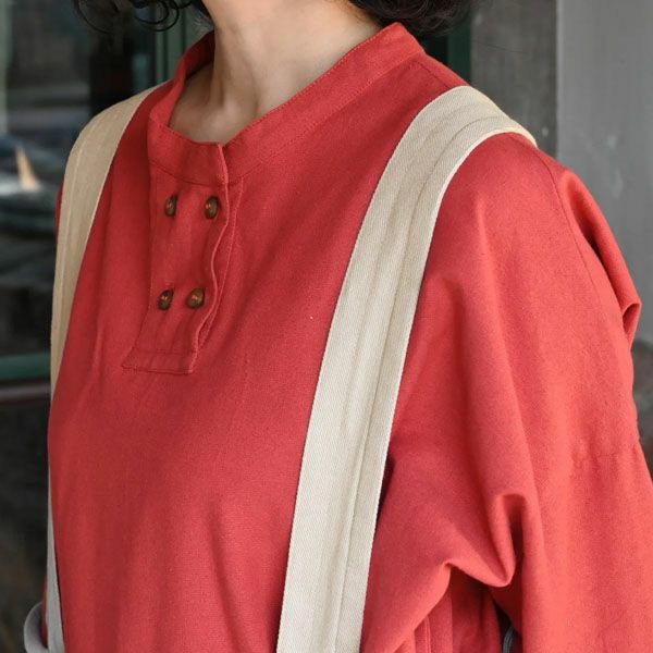 オーガニックコットン ツイルバザールサロペット