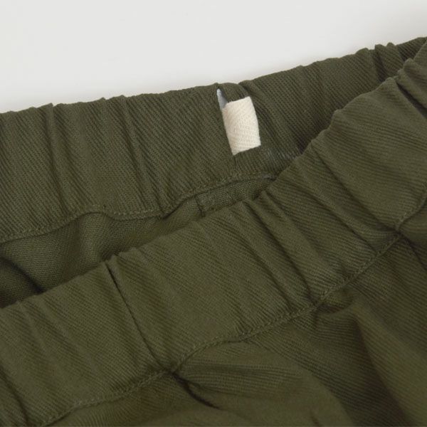 オーガニックコットン ツイルパネルワークパンツ