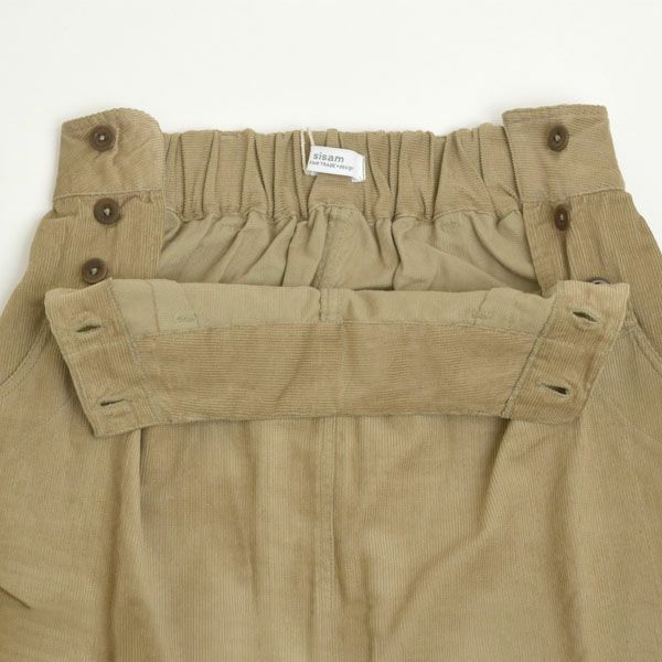 オーガニックコットン コーデュロイキリカエロングスカート