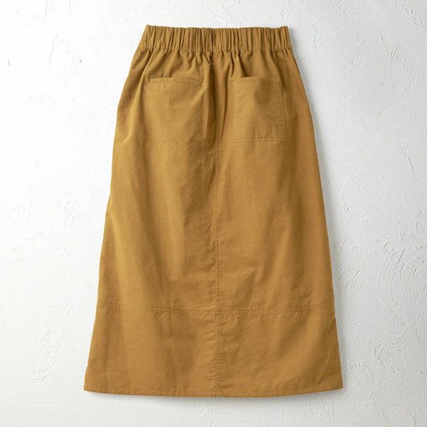 オーガニックコットン コーデュロイキリカエロングスカート