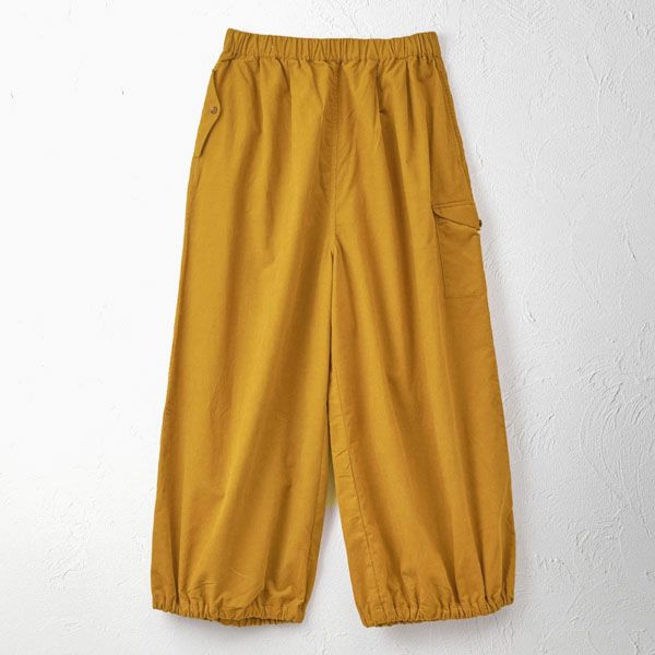 オーガニックコットン コーデュロイターバンパンツ