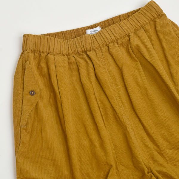 オーガニックコットン コーデュロイターバンパンツ