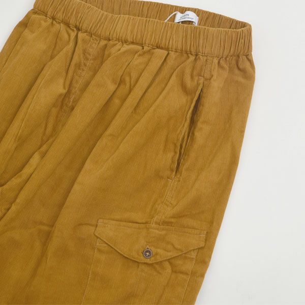 オーガニックコットン コーデュロイターバンパンツ