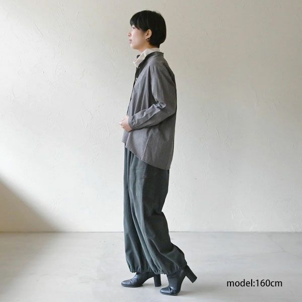 オーガニックコットン コーデュロイターバンパンツ