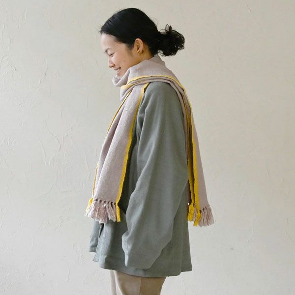 オーガニックコットン モタ手織ストール