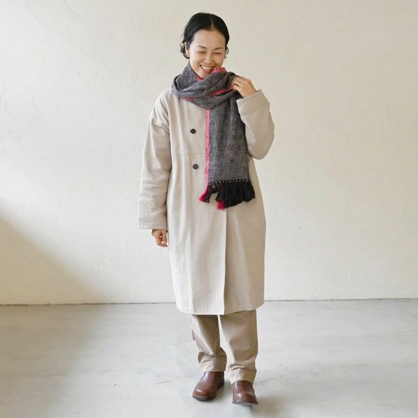 オーガニックコットン モタ手織ストール