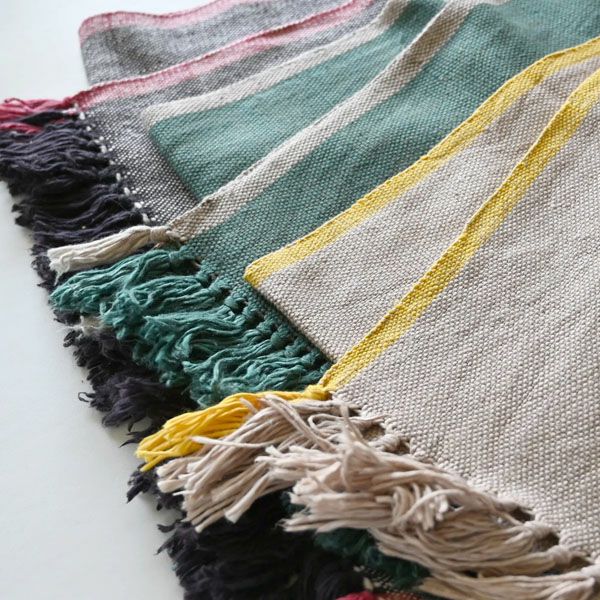 オーガニックコットン モタ手織ストール