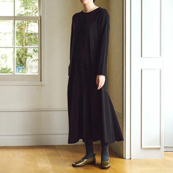 オーガニックコットン 天竺マーメイドワンビース