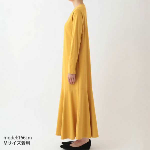 オーガニックコットン 天竺マーメイドワンビース