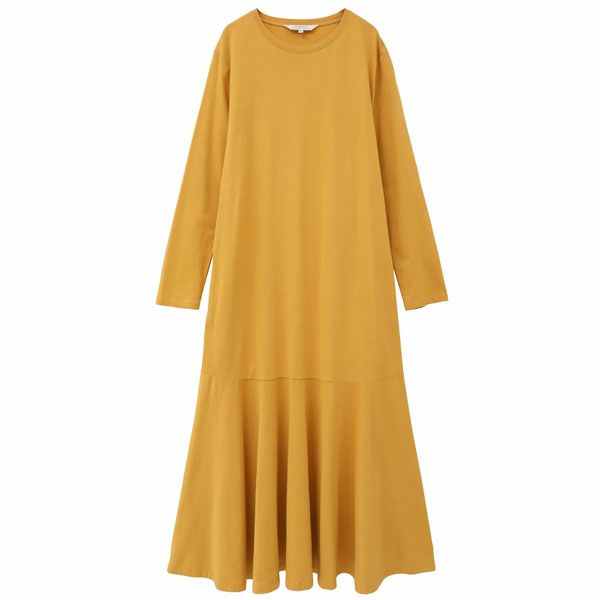 オーガニックコットン 天竺マーメイドワンビース