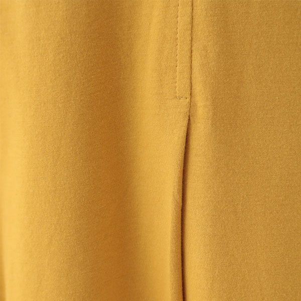 オーガニックコットン 天竺 ミディ スカート