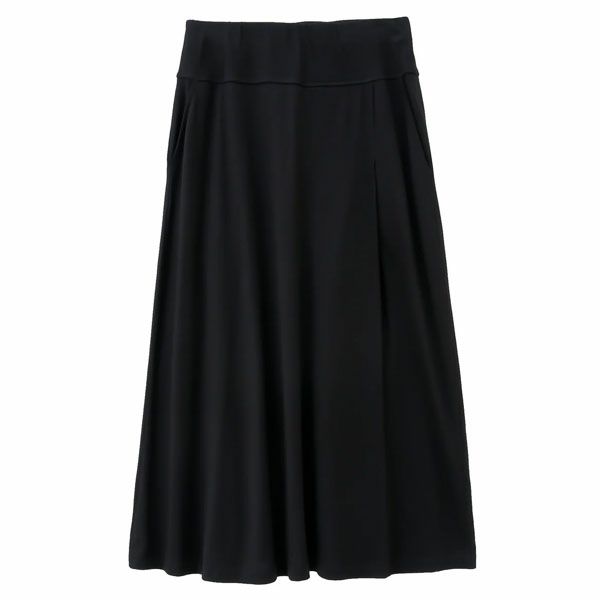 オーガニックコットン 天竺 ミディ スカート