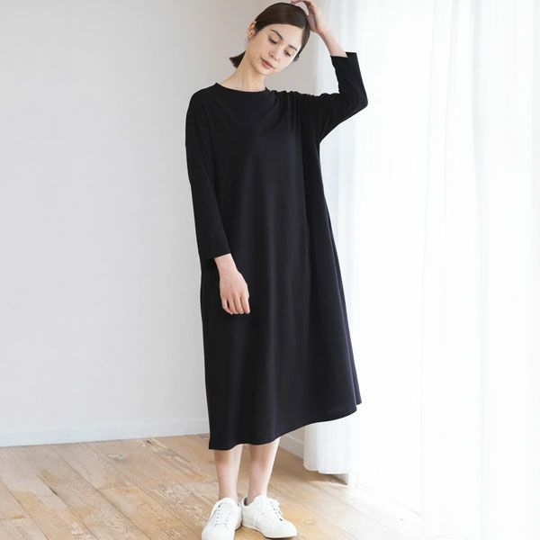 オーガニックコットン ワイドシルエットドレス