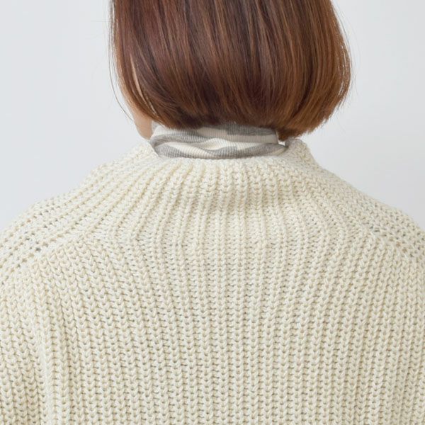 オーガニックコットン＆ウール 片畦タートルベスト