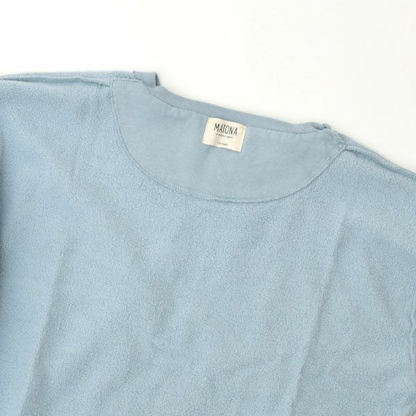 オーガニックコットン キッズ 裏起毛 クルーネックスウェットシャツ