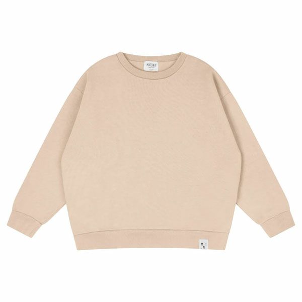 オーガニックコットン キッズ 裏起毛 クルーネックスウェットシャツ