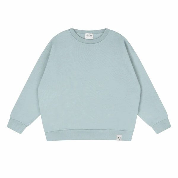 オーガニックコットン キッズ 裏起毛 クルーネックスウェットシャツ