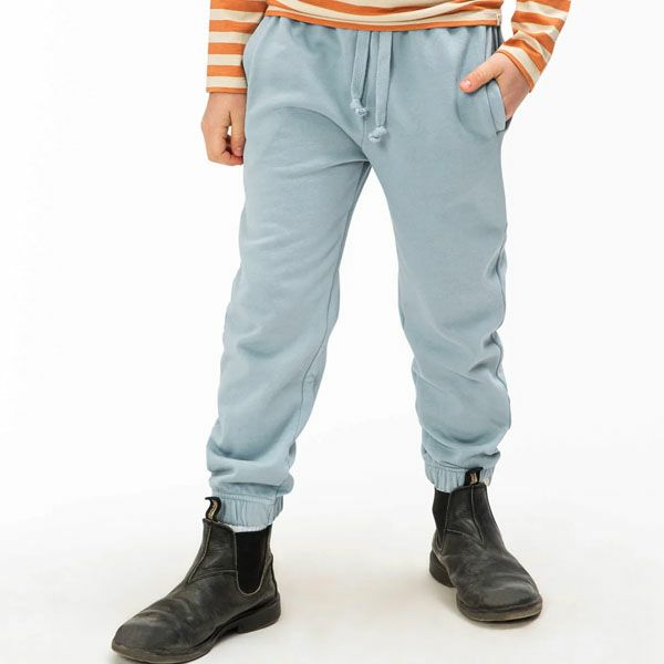 オーガニックコットン キッズ 裏起毛 スウェットパンツ