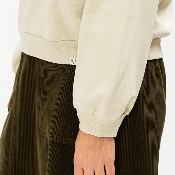 オーガニックコットン 裏起毛 ライトスウェットシャツ