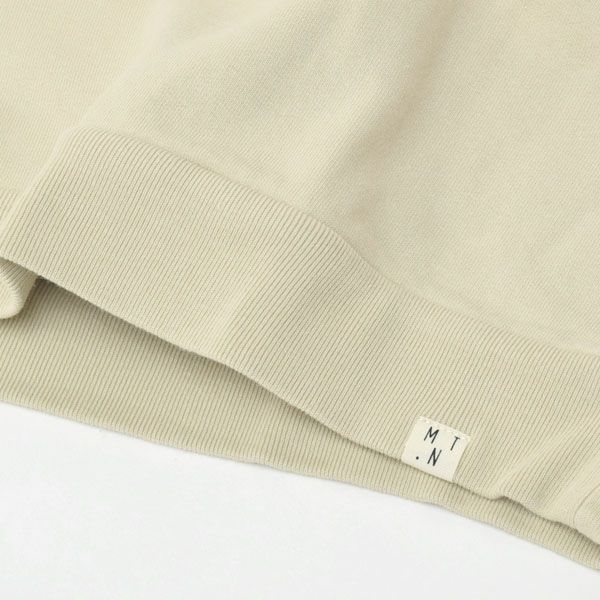 オーガニックコットン 裏起毛 ライトスウェットシャツ