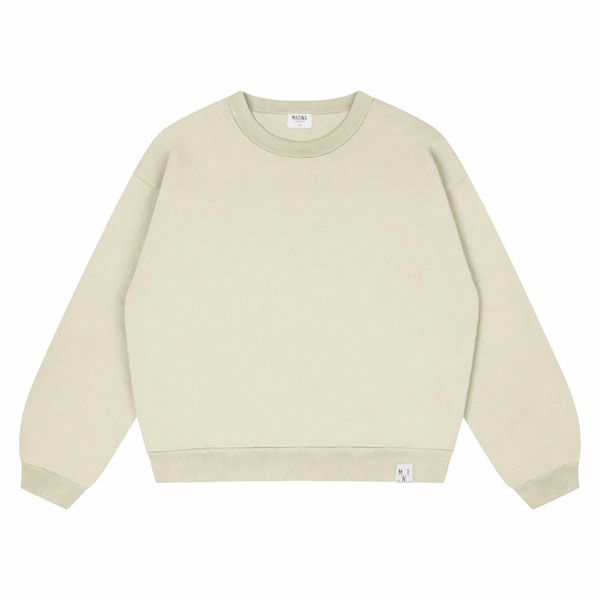 オーガニックコットン 裏起毛 ライトスウェットシャツ
